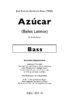 Zambrano Rivas, José Antonio "Azucar" (Bailes Latinos) für Zupforchester, Bass